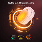 Hand Warmers Rechargeable 3 Heat Levels Set of 2