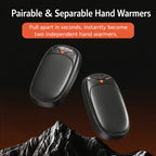 Hand Warmers Rechargeable 3 Heat Levels Set of 2