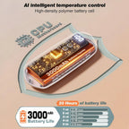Hand Warmers Rechargeable LED Display Adjustable Heat