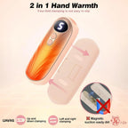 Hand Warmers Rechargeable LED Display Adjustable Heat
