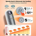 Hand Warmers Rechargeable LED Display Adjustable Heat
