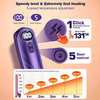 Hand Warmers Rechargeable LED Display Set of 2