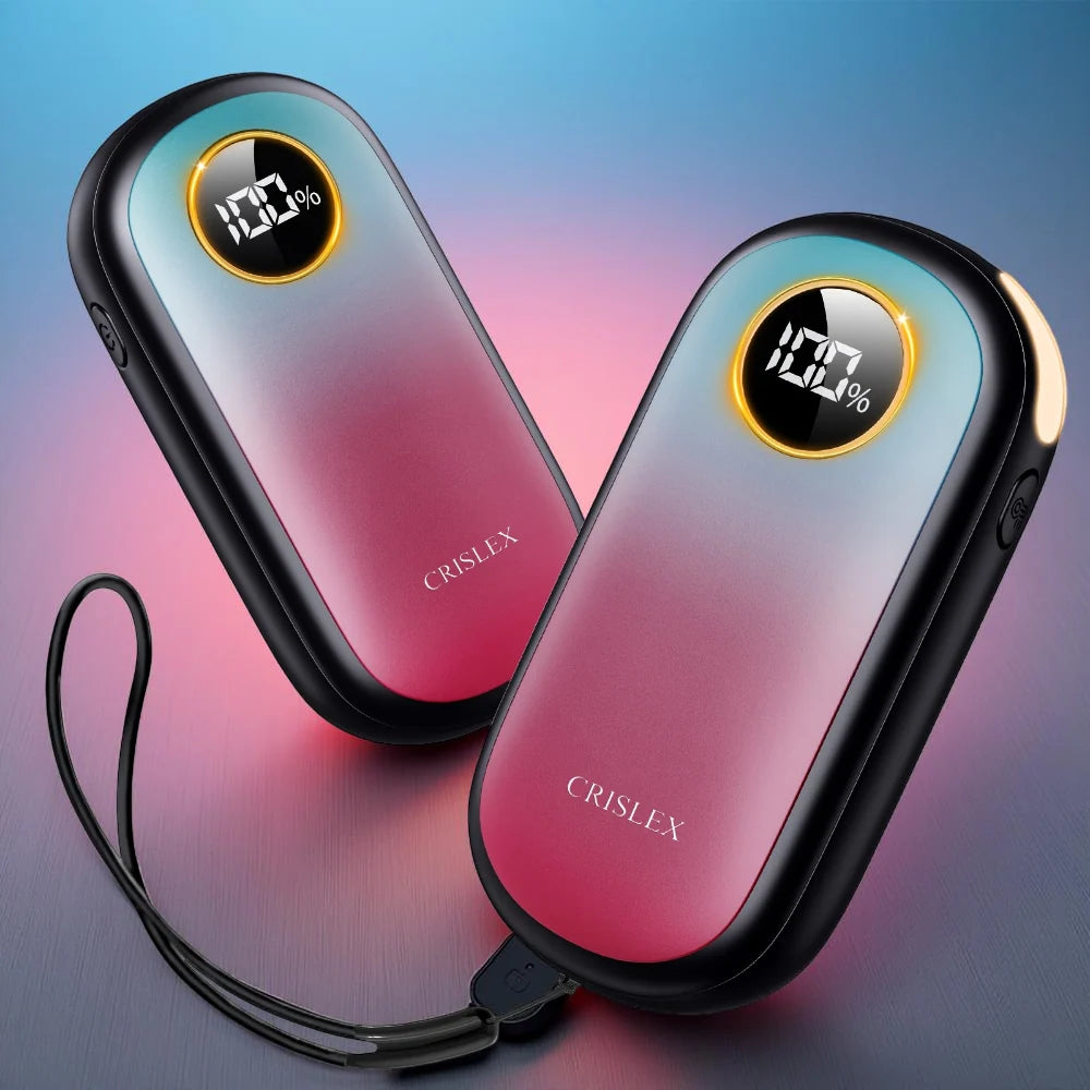 Hand Warmers USB Rechargeable Aluminum Dual Pack