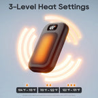 Hand Warmers USB Rechargeable LED Display Set of 2