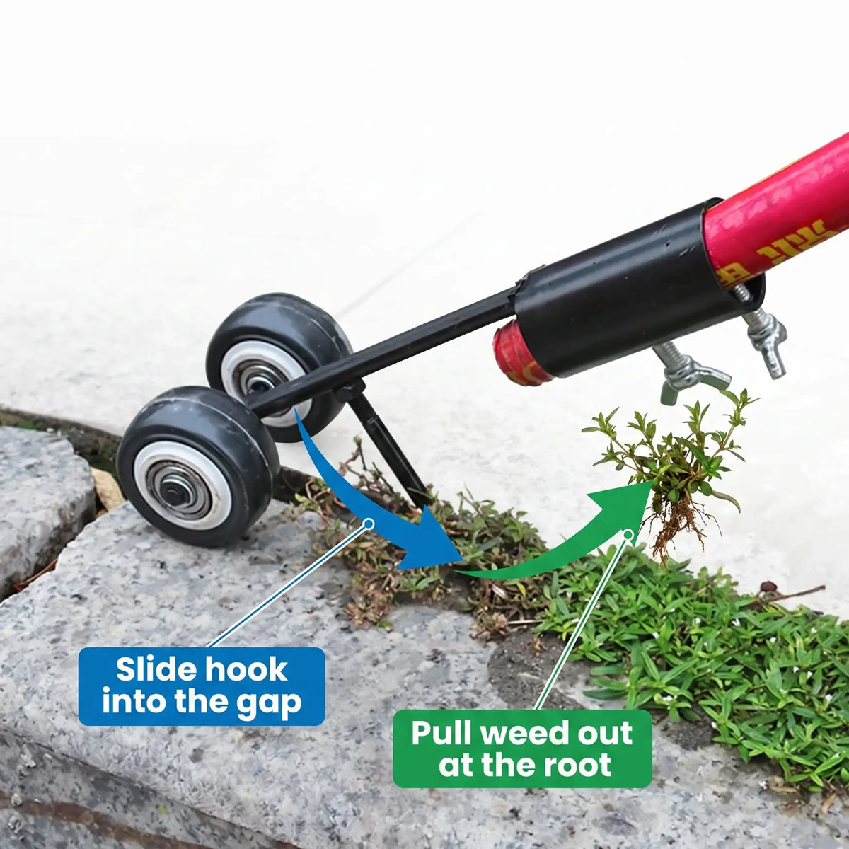 Hand Weeder Double Hook Metal Detachable