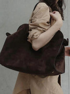 Handbag Convertible & Spacious Vegan Leather Detachable Strap