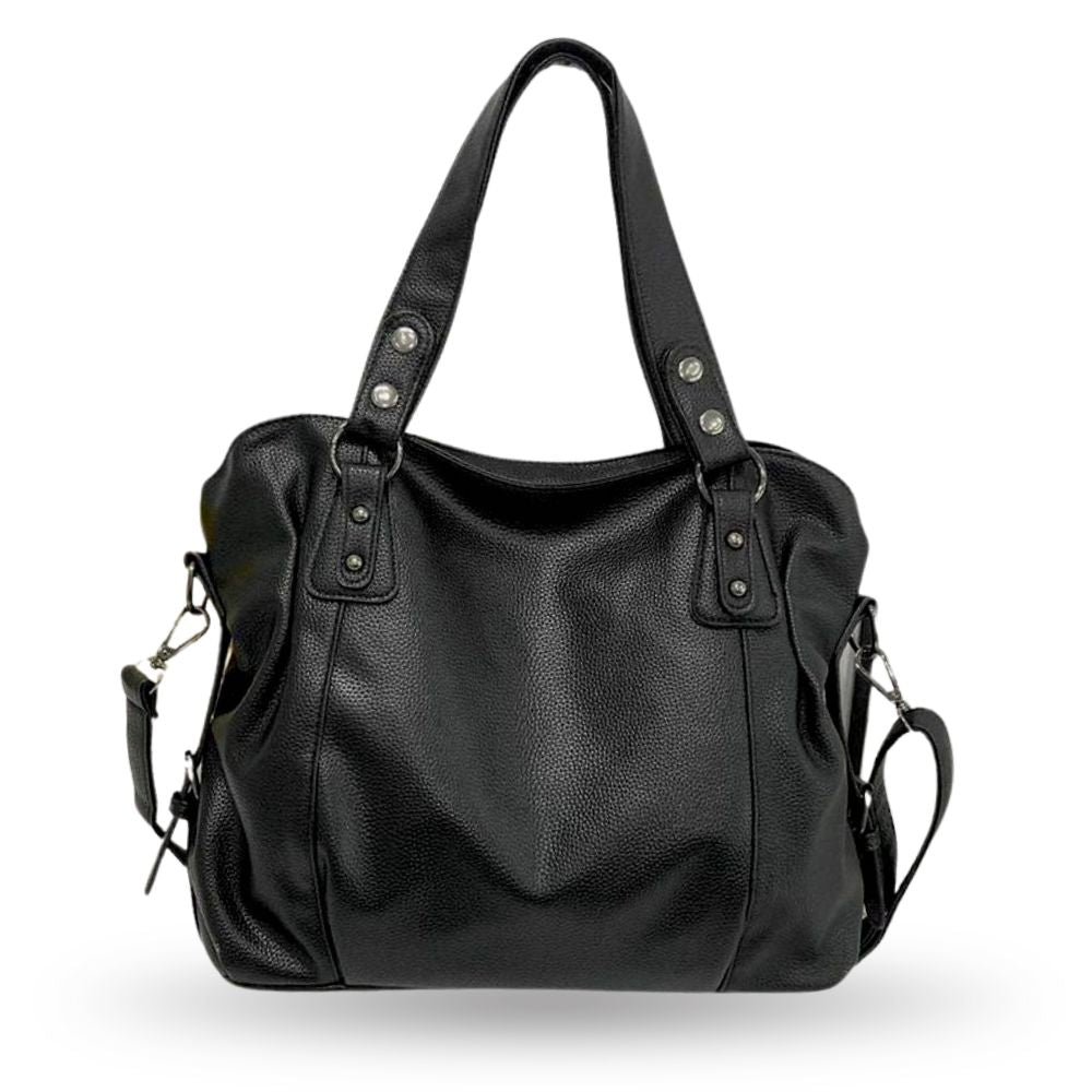 Handbag Laptop-Friendly Vegan Leather Detachable Strap