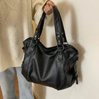 Handbag Laptop-Friendly Vegan Leather Detachable Strap