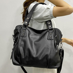 Handbag Laptop-Friendly Vegan Leather Detachable Strap