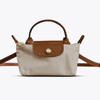 Handbag Leather & Nylon Adjustable Strap