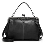 Handbag Vintage Metal Clasp Shoulder Strap & Clutch