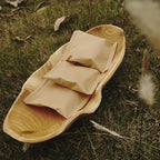 Handcrafted 3D Wood-Grain Arc Tray