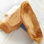 Handcrafted 3D Wood-Grain Arc Tray