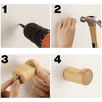 Handcrafted Beech Wood Wall Hook