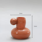 Handcrafted Candy-Toned Glass Candle Holder