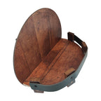 Handcrafted Reclaimed Bourbon Barrel Shelf (Wall-Mounted)
