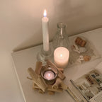 Handcrafted Reclaimed Driftwood Tealight Holder (Glass Insert)