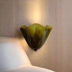 Handcrafted Stained Glass Dimmable LED Wall Sconce (Hardwired)