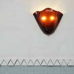 Handcrafted Stained Glass Dimmable LED Wall Sconce (Hardwired)