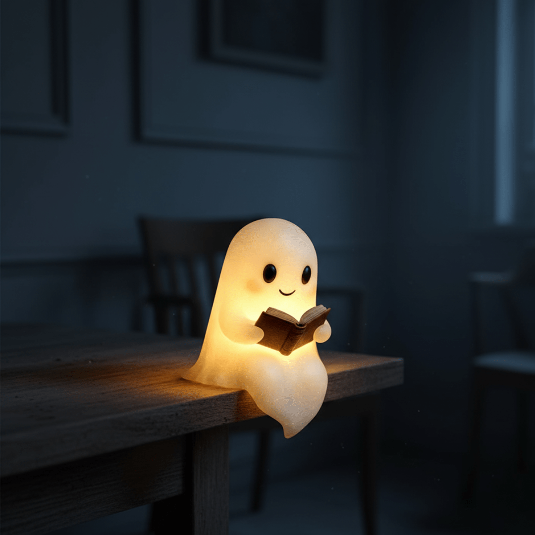 Handcrafted Warm White Decorative Ghost Lamp (USB Powered)