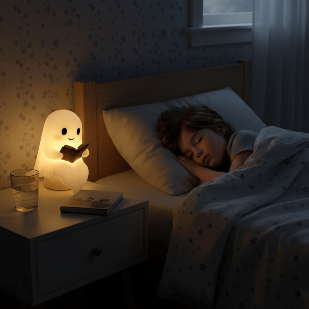 Handcrafted Warm White Decorative Ghost Lamp (USB Powered)