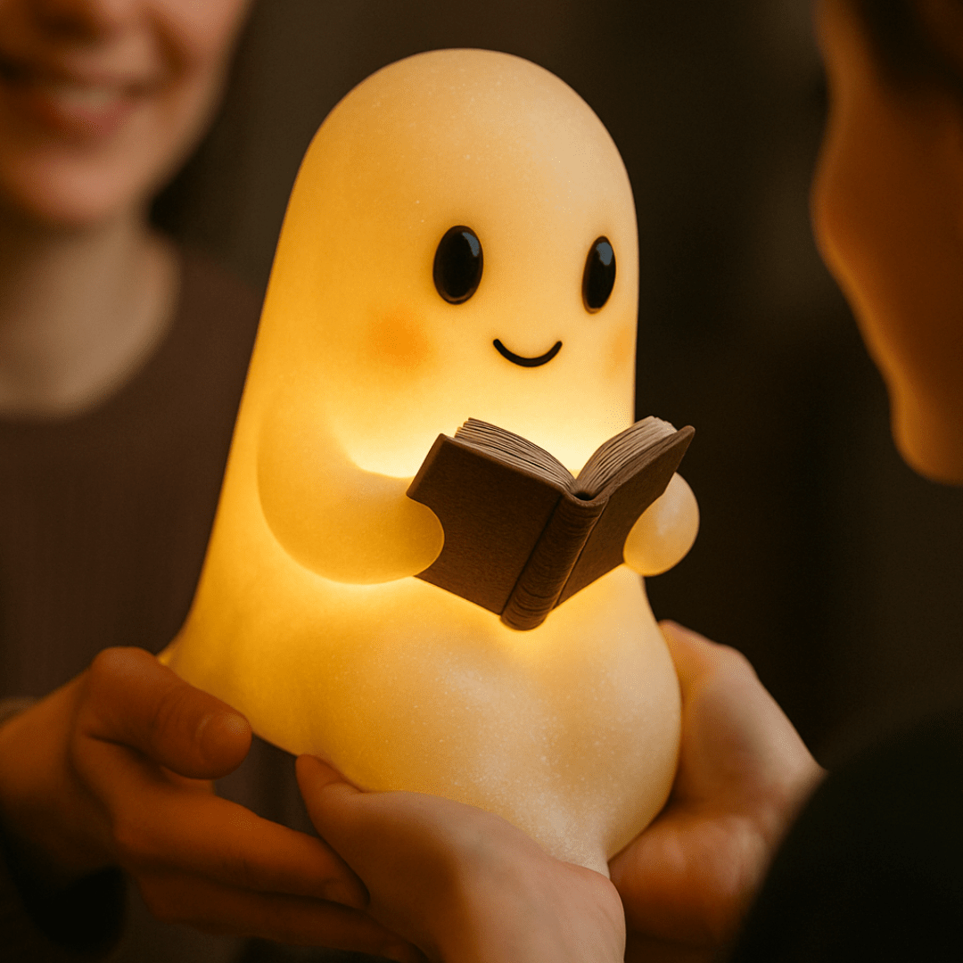 Handcrafted Warm White Decorative Ghost Lamp (USB Powered)