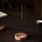 Handcrafted Wood & Metal Incense Burner
