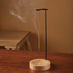 Handcrafted Wood & Metal Incense Burner