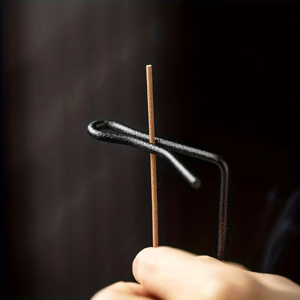 Handcrafted Wood & Metal Incense Burner