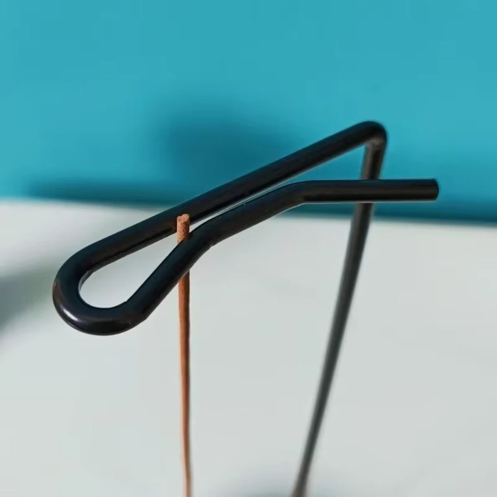 Handcrafted Wood & Metal Incense Burner