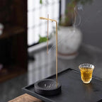 Handcrafted Wood & Metal Incense Burner