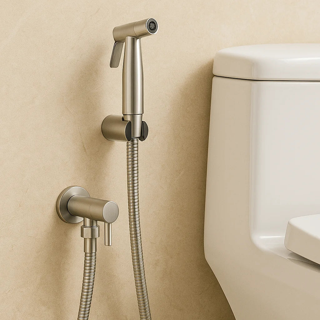 Handheld Bidet Sprayer Adjustable Spray Stainless Steel Leak-Proof