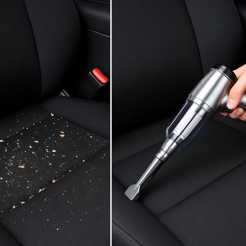 Handheld Car Vacuum Cordless 95,000PA USB-C Charging