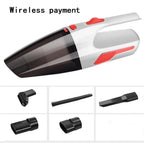 Handheld Car Vacuum Powerful Suction Wet & Dry Multi-Filtration
