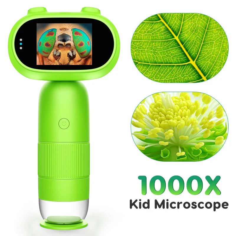 Handheld Digital Microscope 1000x IPS Screen & LEDs