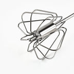 Handheld Egg Beater Semi-Automatic Lightweight Stainless Steel