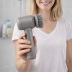 Handheld Electric Scrubber Rotary Action 5 Interchangeable Heads