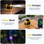 Handheld Fan Clip-On USB Rechargeable 10,000mAh