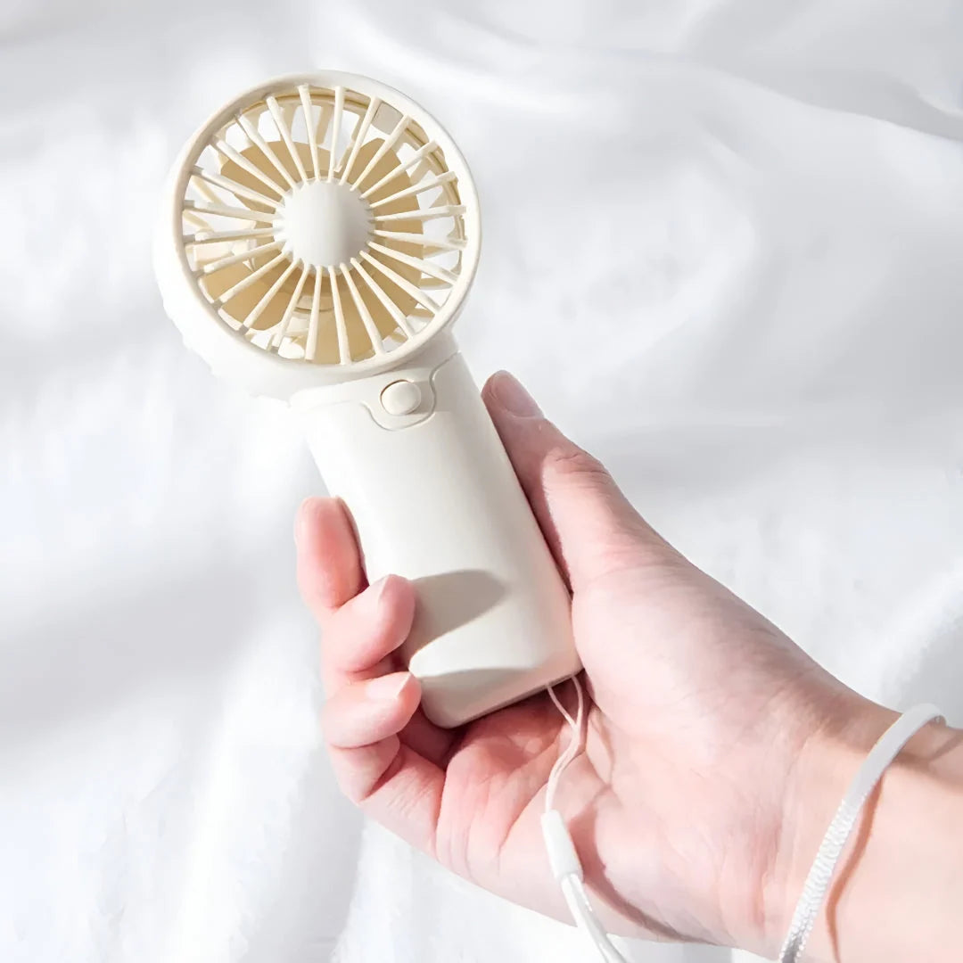 Handheld Fan Compact Battery Operated & One-Speed