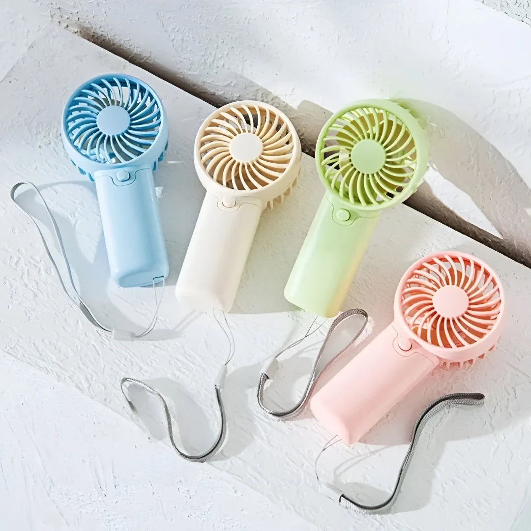 Handheld Fan Compact Battery Operated & One-Speed