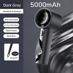Handheld Fan Digital Display & Adjustable Speed
