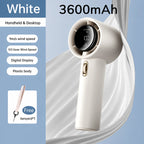 Handheld Fan Digital Display Rechargeable 100 Speed
