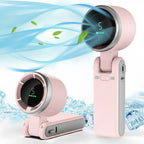 Handheld Fan Foldable Compact Five-Speed USB Rechargeable
