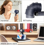 Handheld Fan Instant Cooling USB Rechargeable 12 Hours