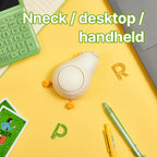 Handheld Fan Pocket-Sized USB-C Rechargeable Three Speeds