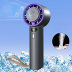 Handheld Fan Semiconductor Cooling 3000mAh Battery