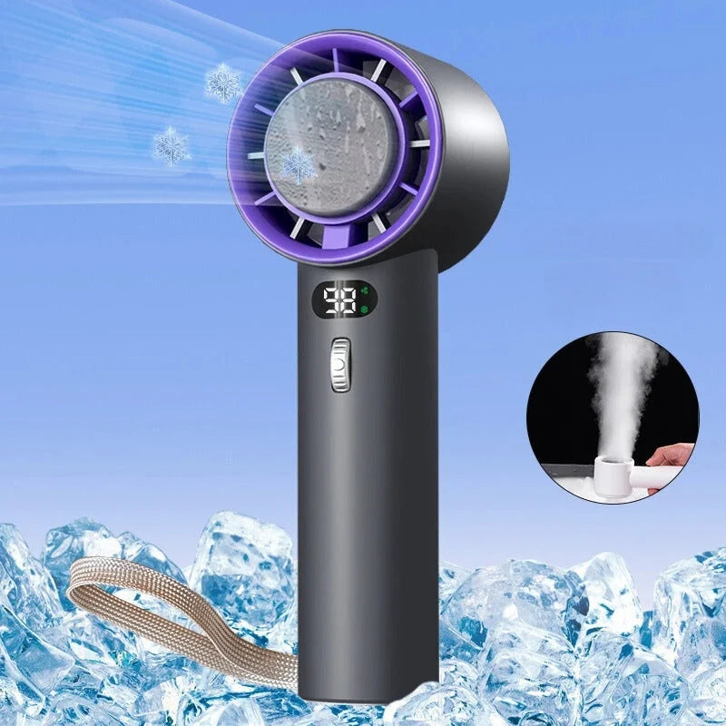 Handheld Fan Semiconductor Cooling 3000mAh Battery