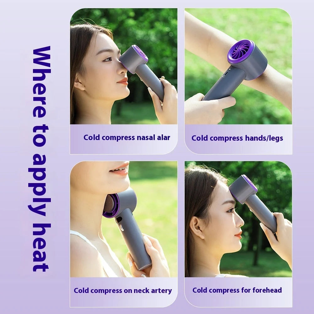 Handheld Fan Semiconductor Cooling 3000mAh Battery