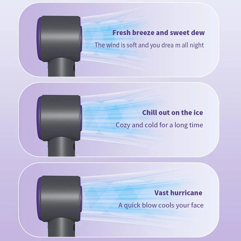 Handheld Fan Semiconductor Cooling 3000mAh Battery