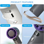 Handheld Fan Semiconductor Cooling 3000mAh Battery